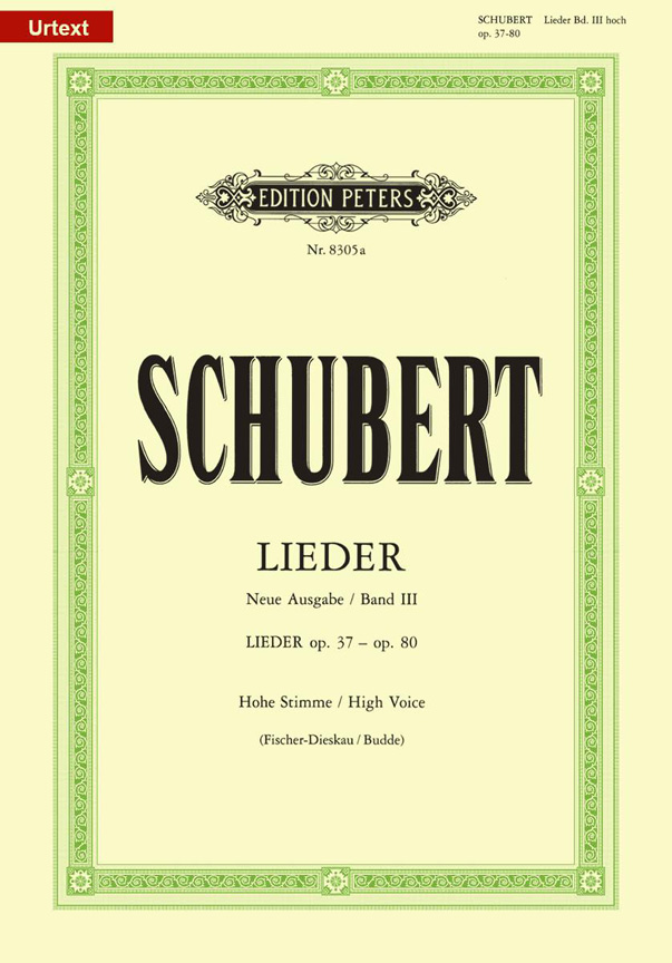 Franz Schubert: Songs Volume 3 - 46 Songs: Voice: Vocal Album