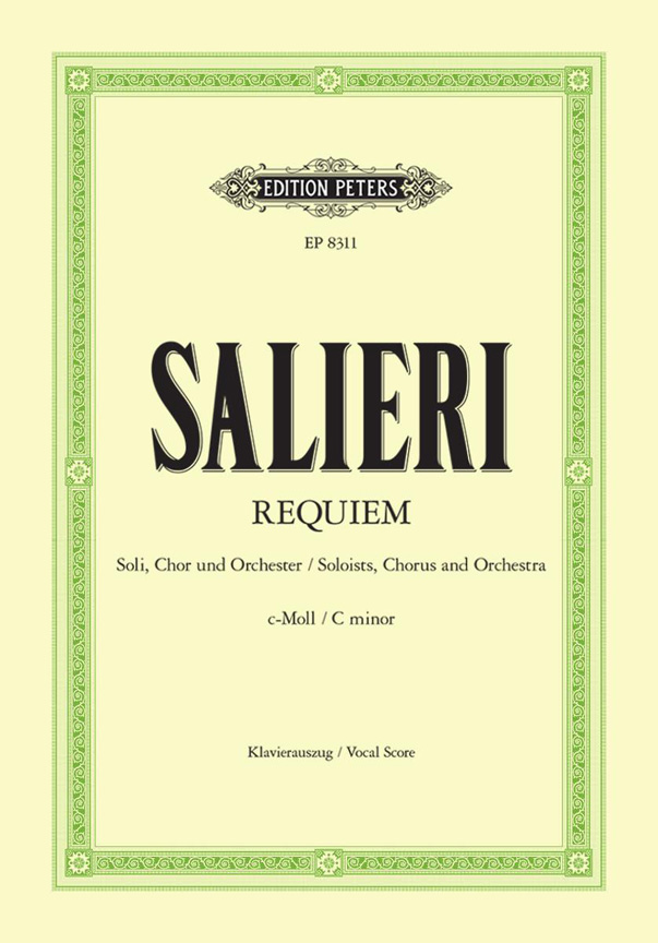 Antonio Salieri: Requiem in C minor: SATB: Vocal Score