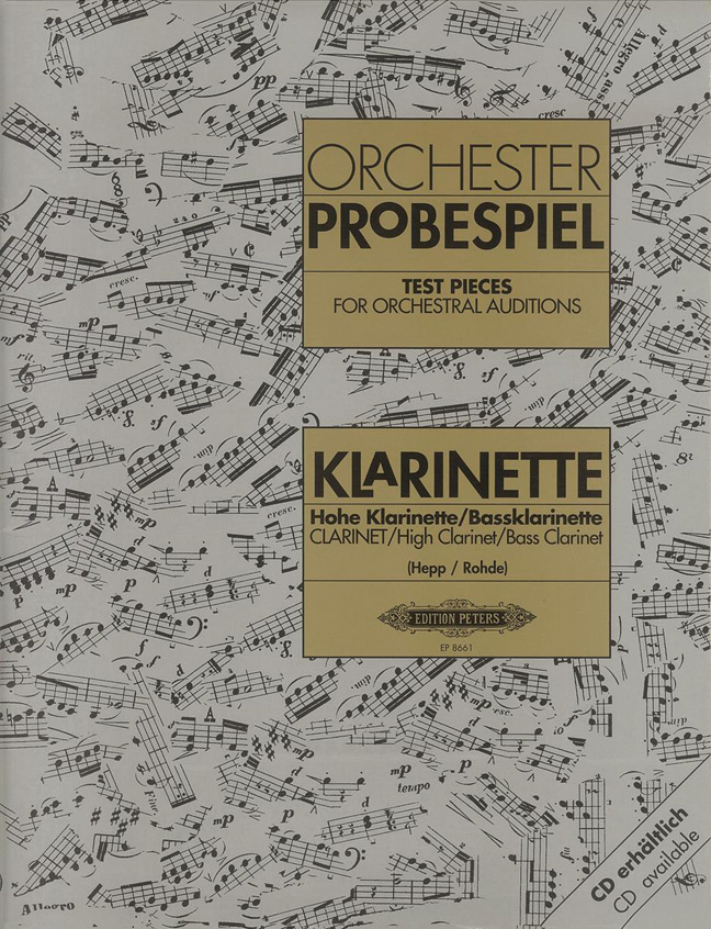 Orchester Probespiel Klarinette: Clarinet: Instrumental Album
