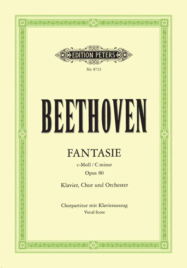 Ludwig van Beethoven: Fantasia in C minor Op. 80: SATB: Vocal Score