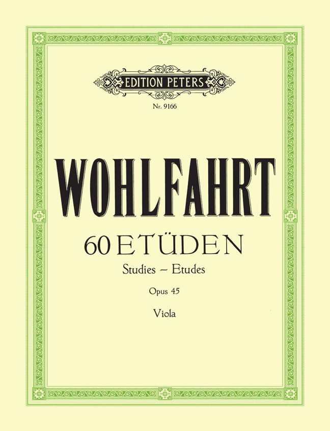 Franz Wohlfahrt: Etudes(60) Op.45: Viola: Instrumental Work