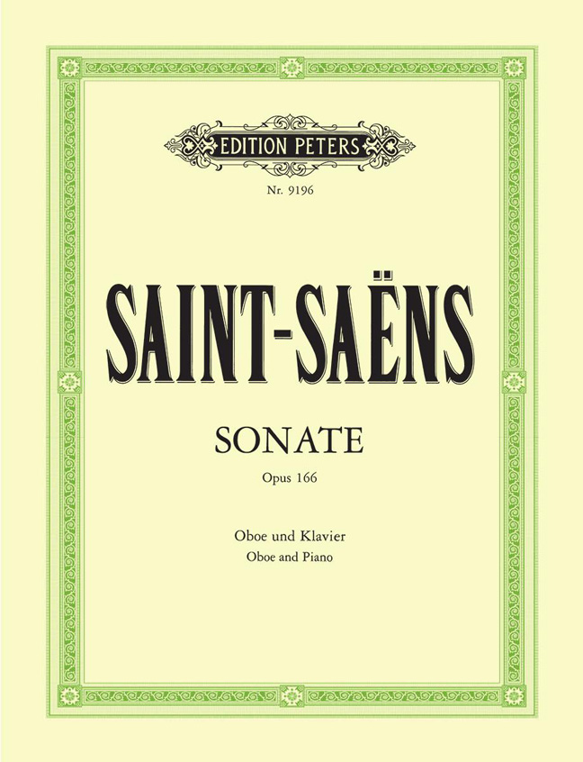 Camille Saint-Sans: Sonata For Oboe And Piano Op.166: Oboe: Instrumental Work