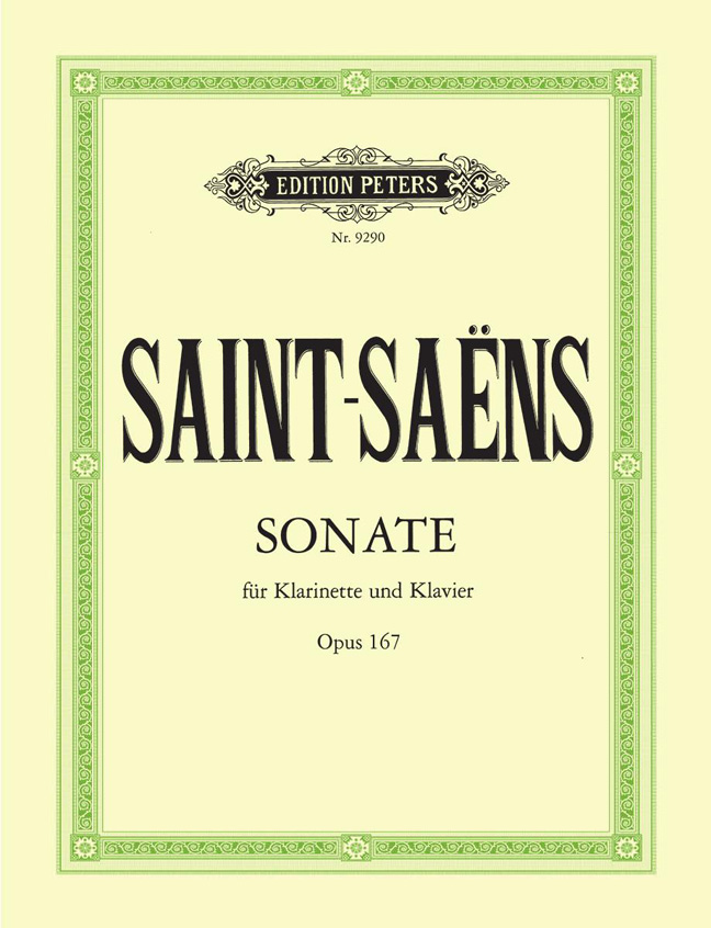 Camille Saint-Saëns: Clarinet Sonata In E-Flat Op.167: Clarinet: Instrumental