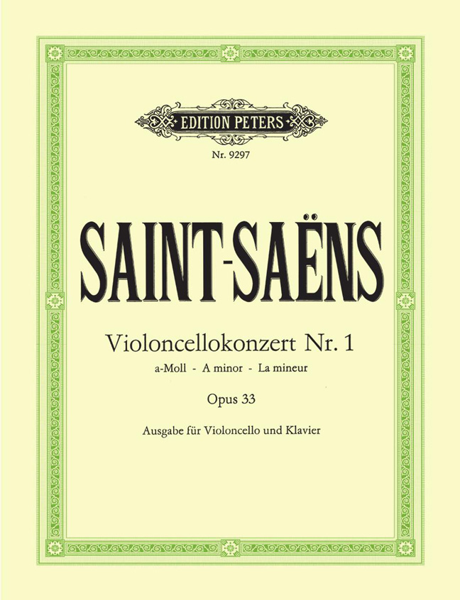 Camille Saint-Sa�ns: Concert 01 A Op.33: Cello: Instrumental Work