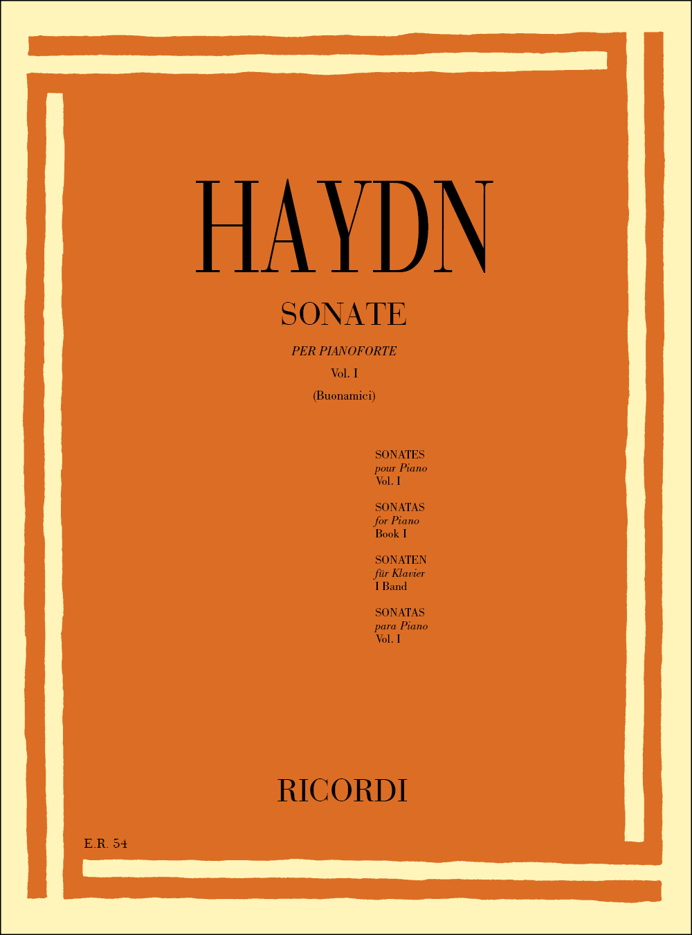 Franz Joseph Haydn: Sonate Per Pianoforte: Piano