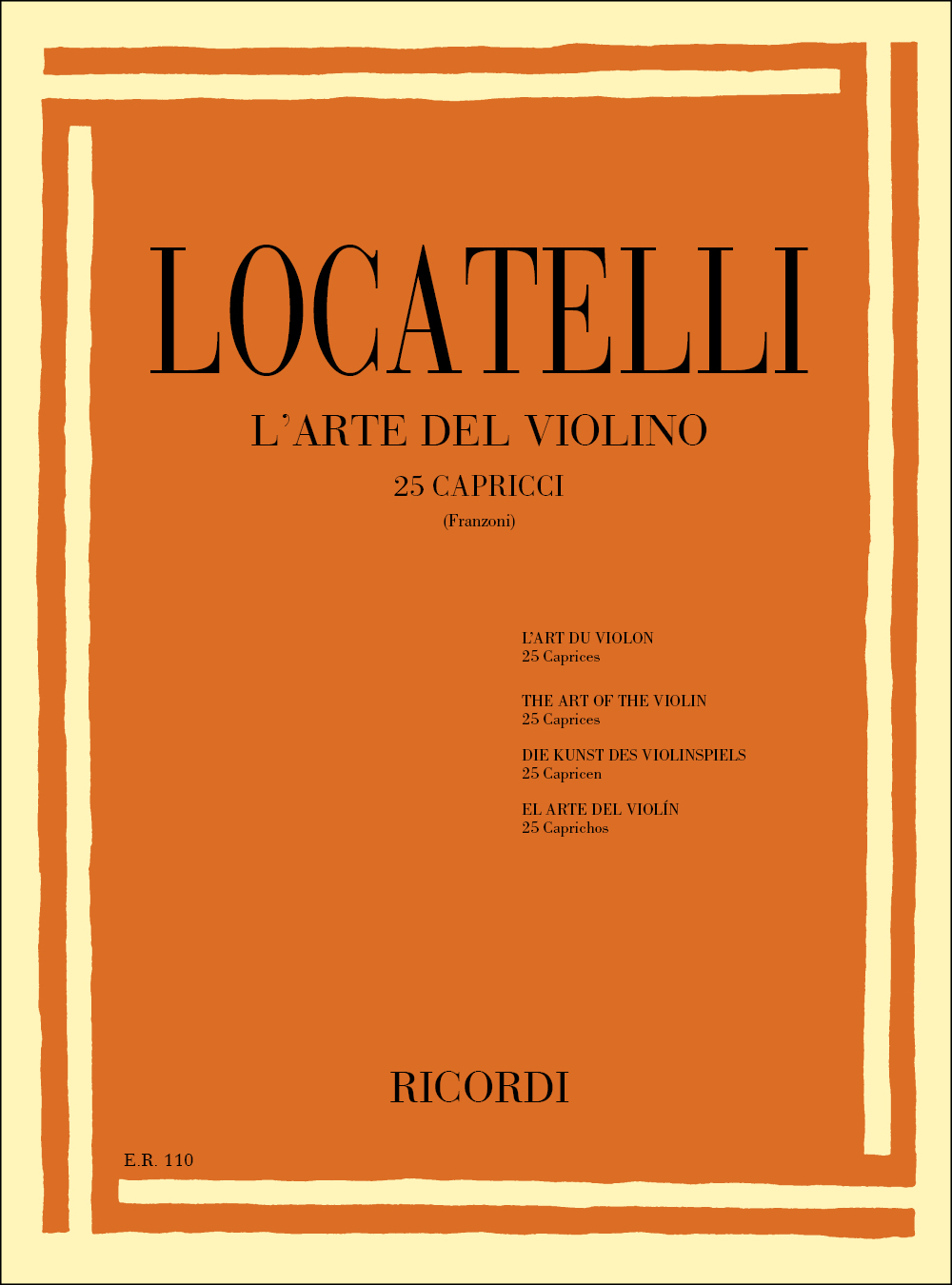Pietro Locatelli: L'Arte Del Violino: Violin
