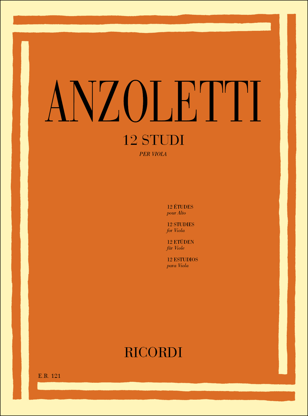Marco Anzoletti: 12 Studi: Viola