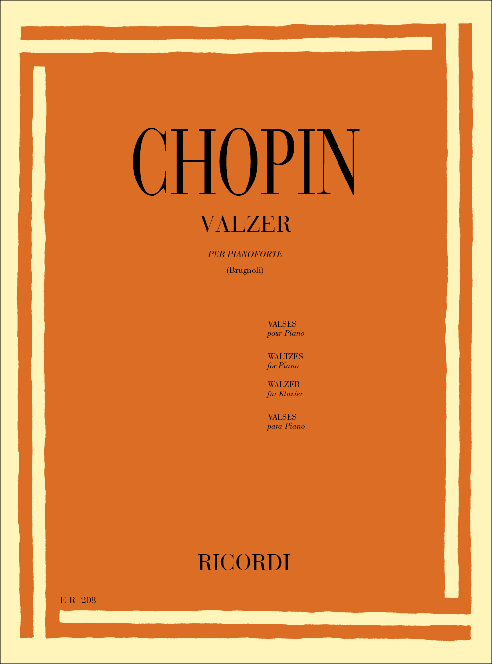 Frdric Chopin: 19 Valzer - Valses - Waltzes - Walzer: Piano