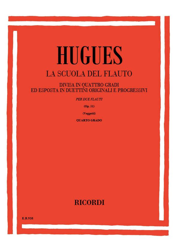 Luigi Hugues: La Scuola Del Flauto Op. 51 - Iv Grado: Flute Duet