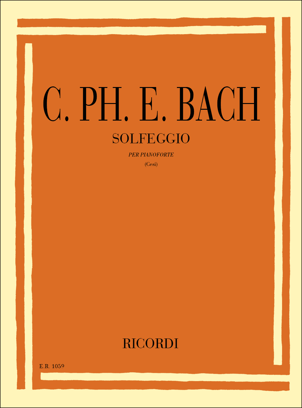 Carl Philipp Emanuel Bach: Solfeggio: Piano