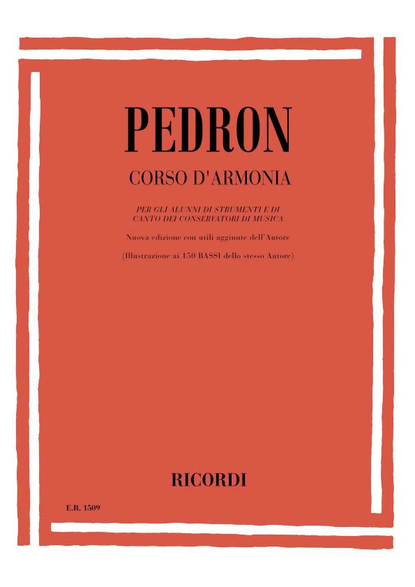 Carlo Pedron: Corso Di Armonia