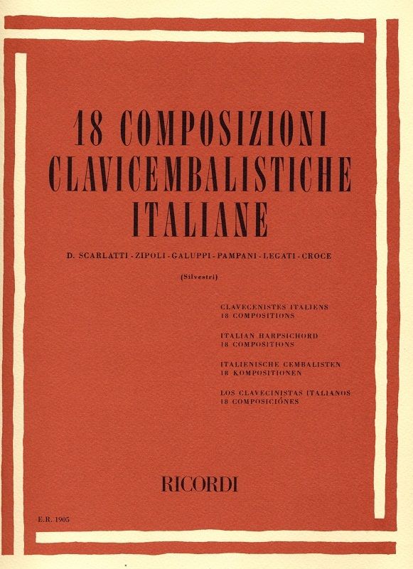 18 Composizioni Clavicembalistiche Italiane: Piano