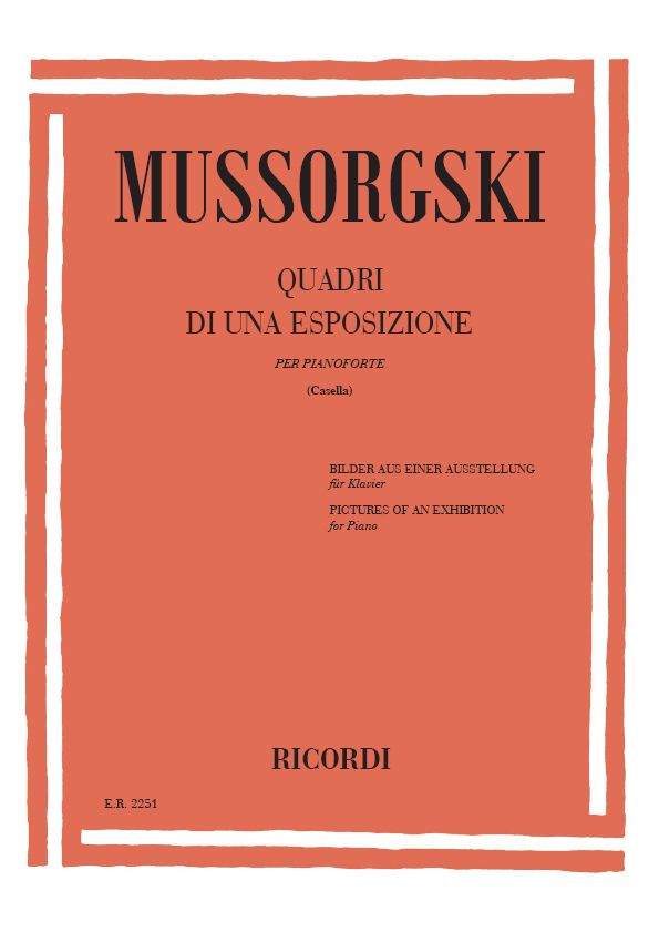 Modest Mussorgsky: Quadri Di Un'Esposizione: Piano