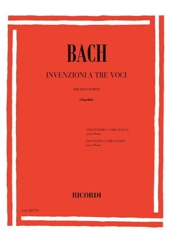 Johann Sebastian Bach: Invenzioni A 3 Voci: Piano
