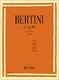 Enrico Bertini: 25 Studi Op. 137: Piano