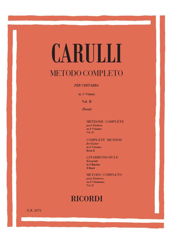 Ferdinando Carulli: Metodo Completo Per Chitarra Vol. 2: Guitar