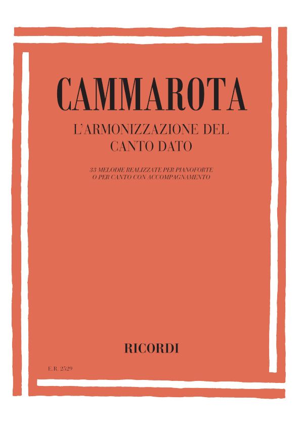 C. Cammarota: Armonizzazione Del Canto Dato