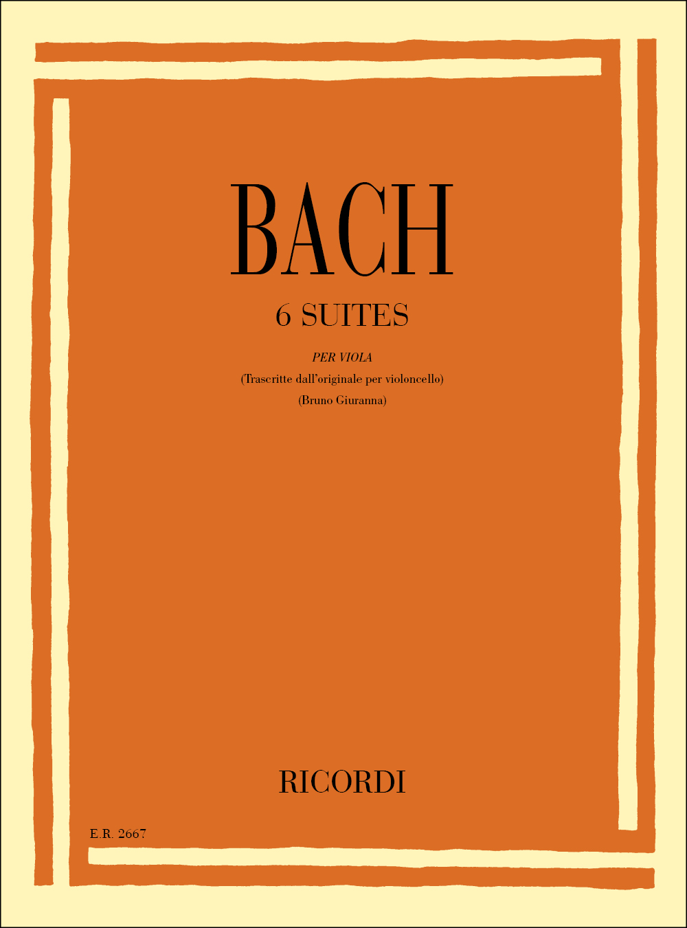 Johann Sebastian Bach: 6 Suites per Viola BWV 1007 - 1012: Viola
