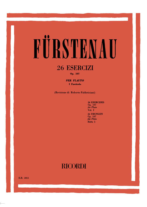 Anton Bernhard Frstenau: 26 Esercizi Op. 107: Flute