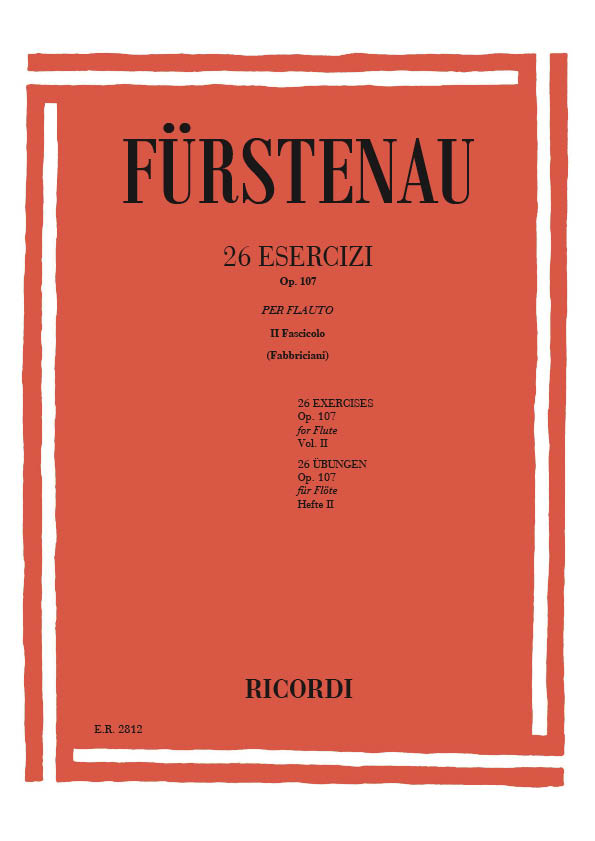 Anton Bernhard Fürstenau: 26 Esercizi Op. 107: Flute
