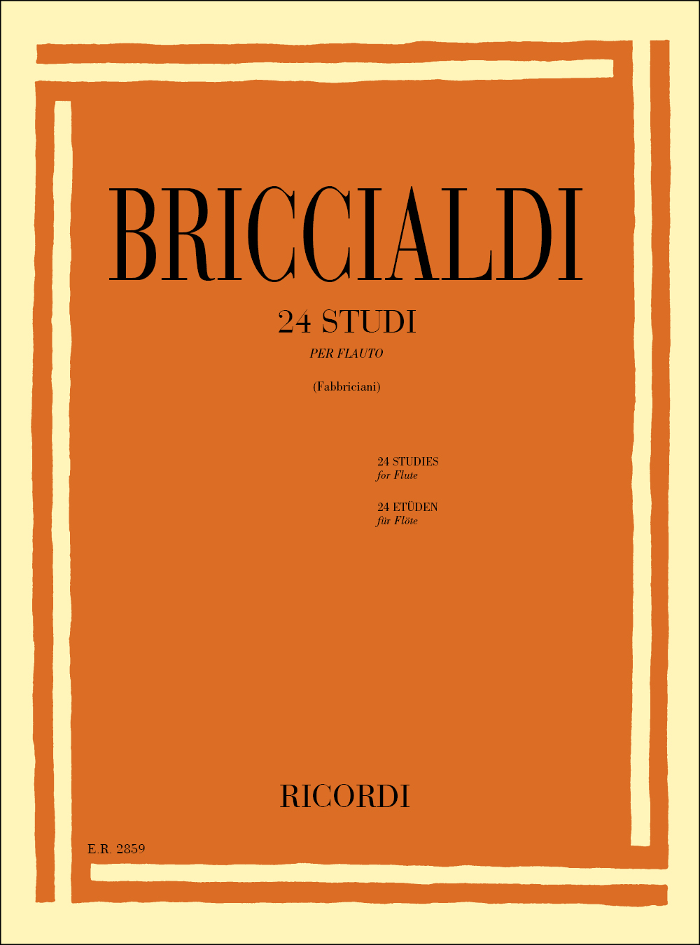 Giulio Briccialdi: 24 Studi: Flute