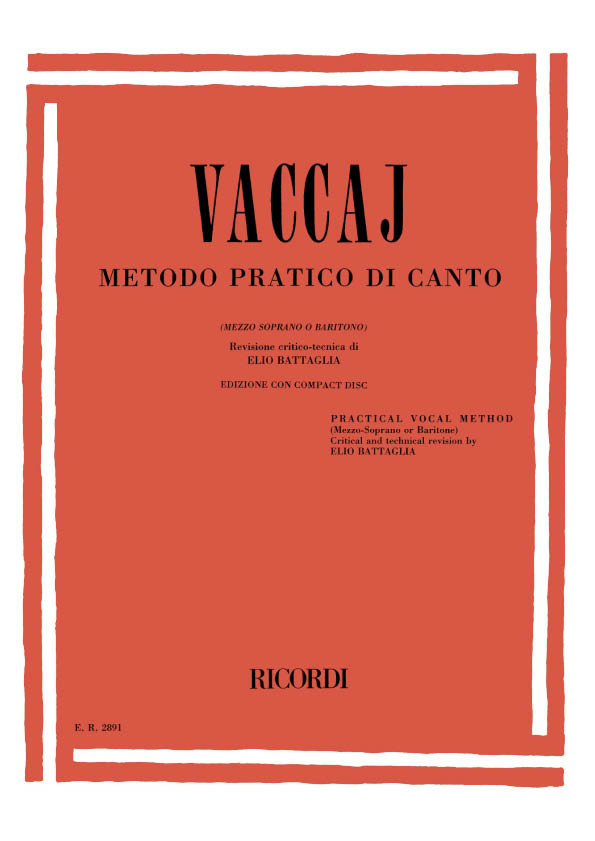 Nicola Vaccai: Metodo pratico di canto: Vocal: Vocal Tutor