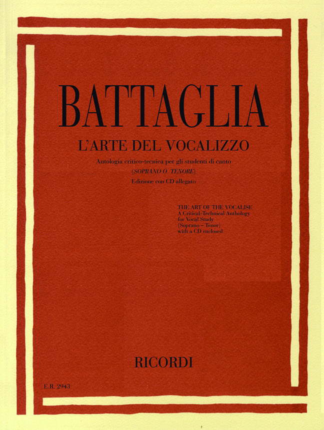 Elio Battaglia: L'Arte Del Vocalizzo (Soprano-Tenore): Soprano or Tenor: Vocal