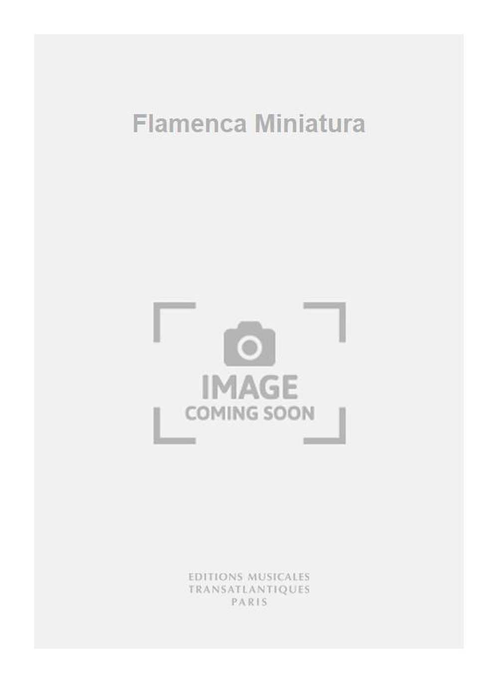 Rafal Andia: Flamenca Miniatura