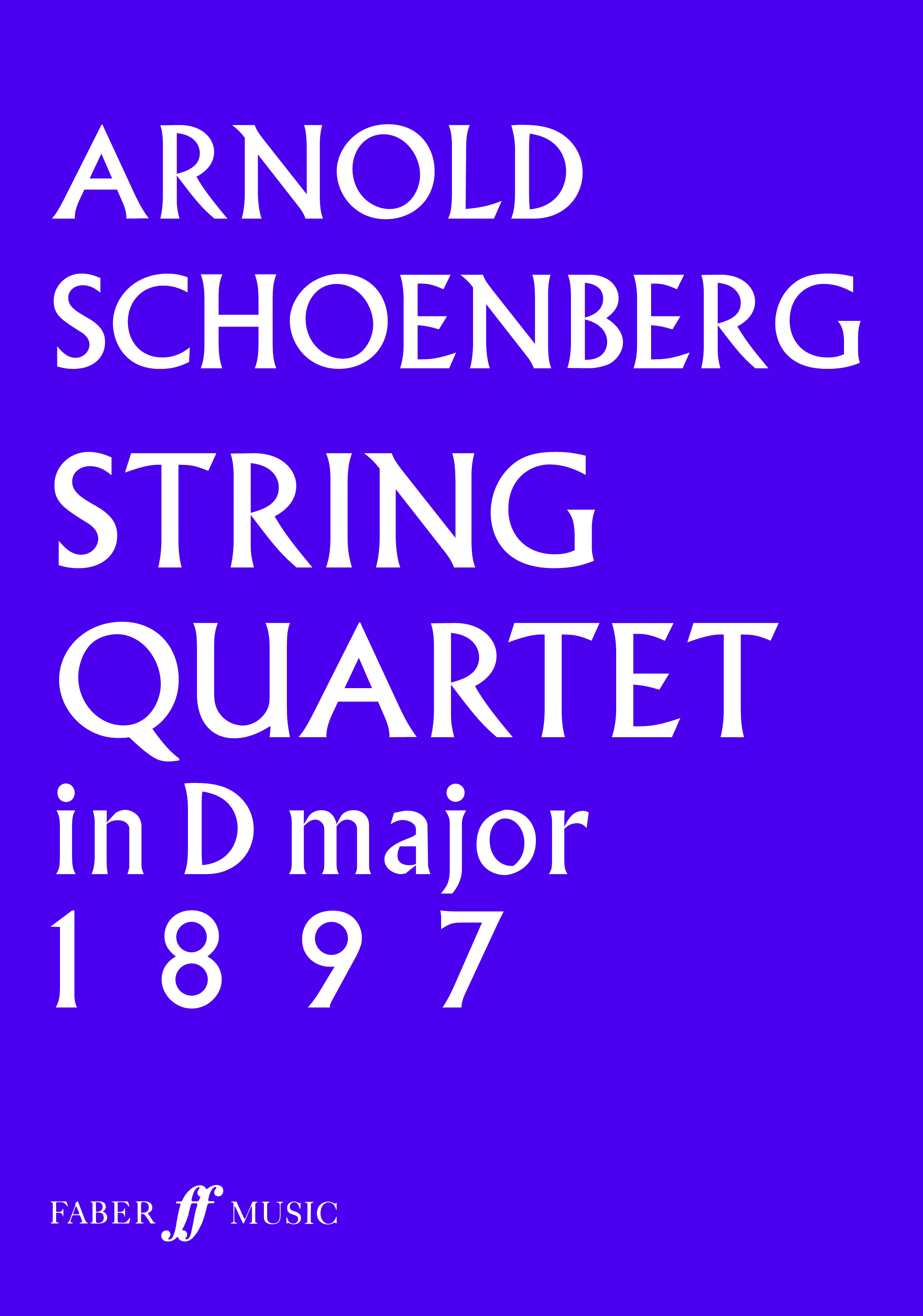 Arnold Schnberg: String Quartet in D major: String Quartet