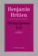 Benjamin Britten: String Quartet in D: String Quartet: Study Score