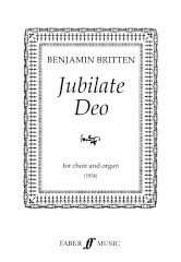 Benjamin Britten: Jubilate Deo In E Flat: SATB: Vocal Score