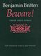 Benjamin Britten: Beware!: Medium Voice: Vocal Album
