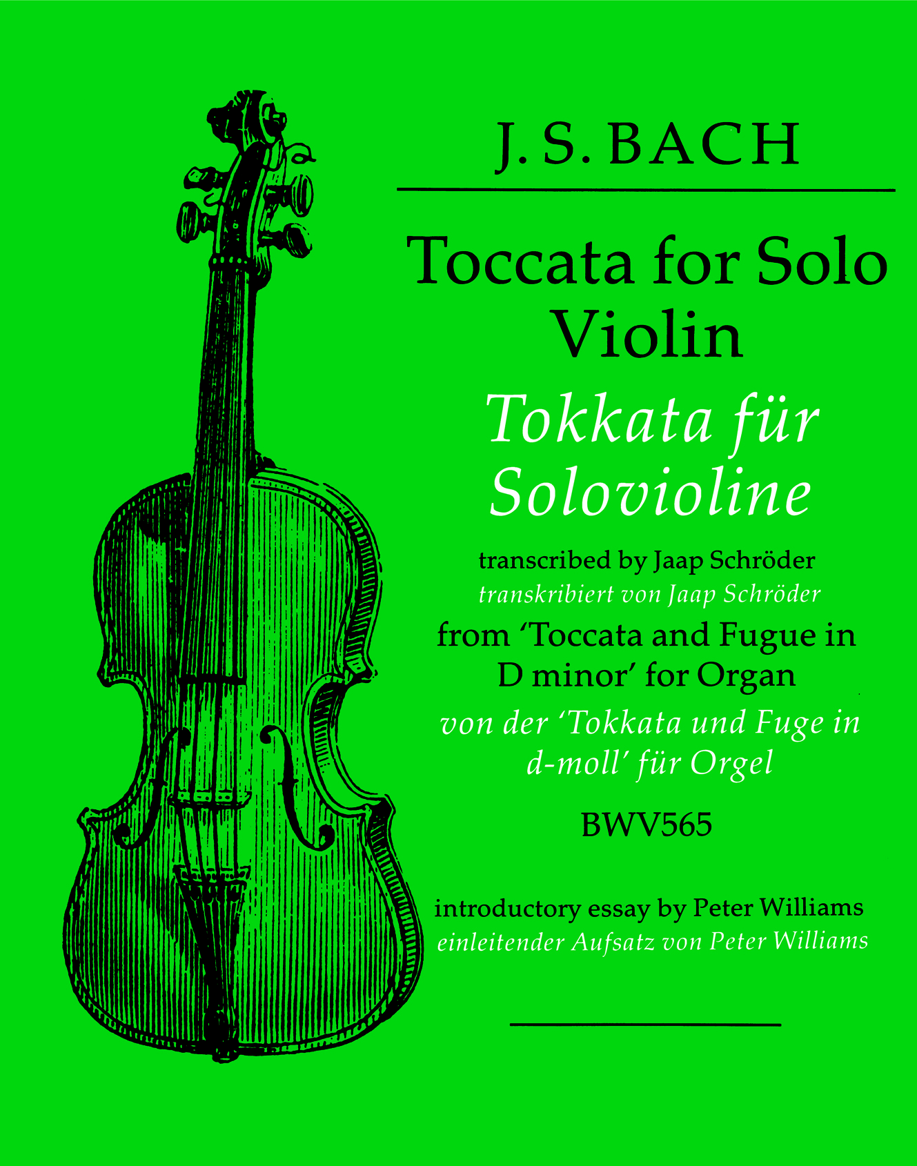 Johann Sebastian Bach: Toccata in D minor: Violin