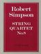 Robert Simpson: String Quartet No.8: String Quartet