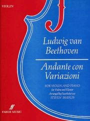 Ludwig van Beethoven: Andante Con Variazioni: Violin & Piano: Instrumental Work