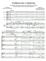 Paul McCartney: Anthem for a Nativity.: SATB: Vocal Score