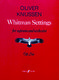 Oliver Knussen: Whitman Settings: Orchestra: Score