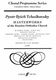 Pyotr Ilyich Tchaikovsky: Masterworks of the Russian Orthodox: SATB: Vocal Score