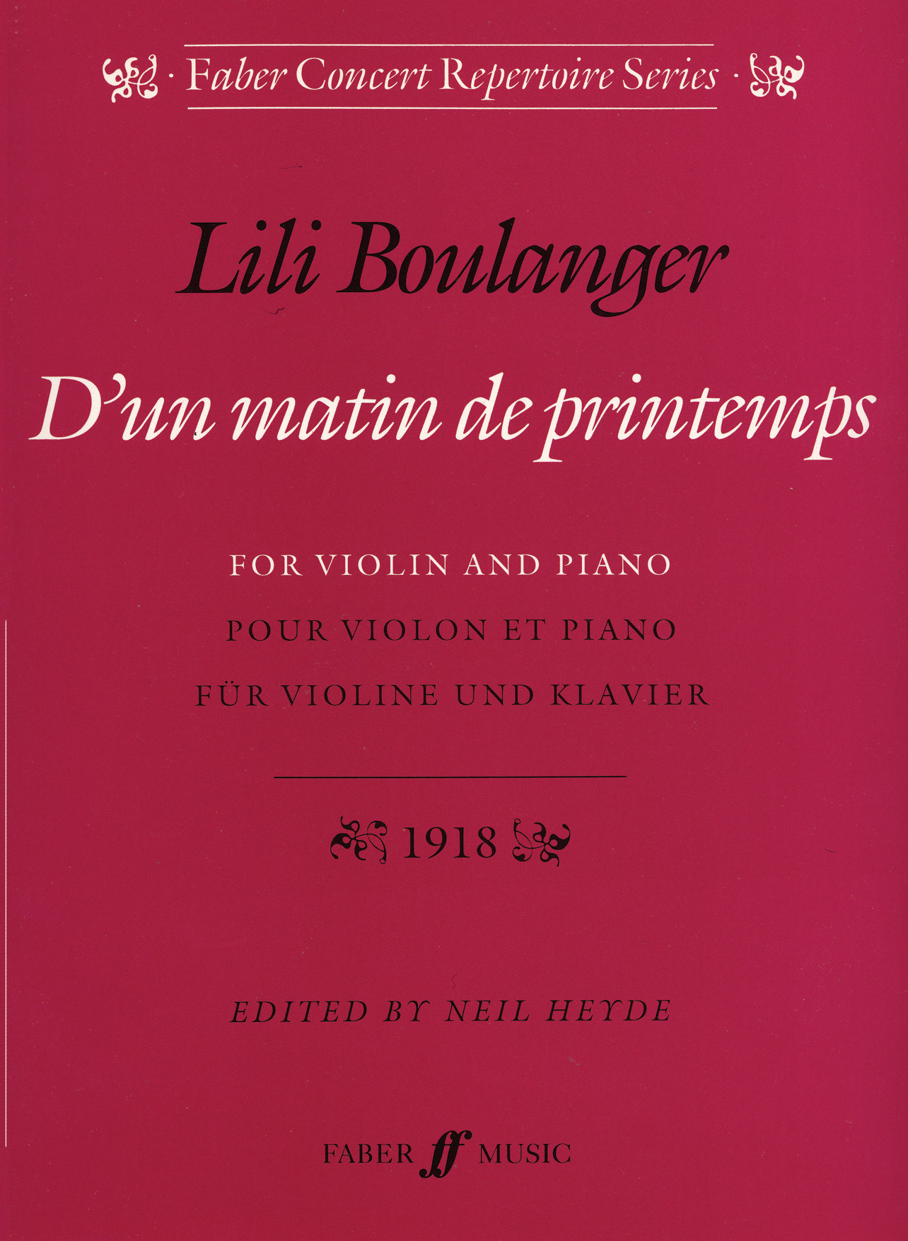 Lili Boulanger: D'un Matin de Printemps: Violin: Instrumental Work