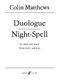 Colin Matthews: Duologue and Night-Spell: Oboe: Instrumental Album