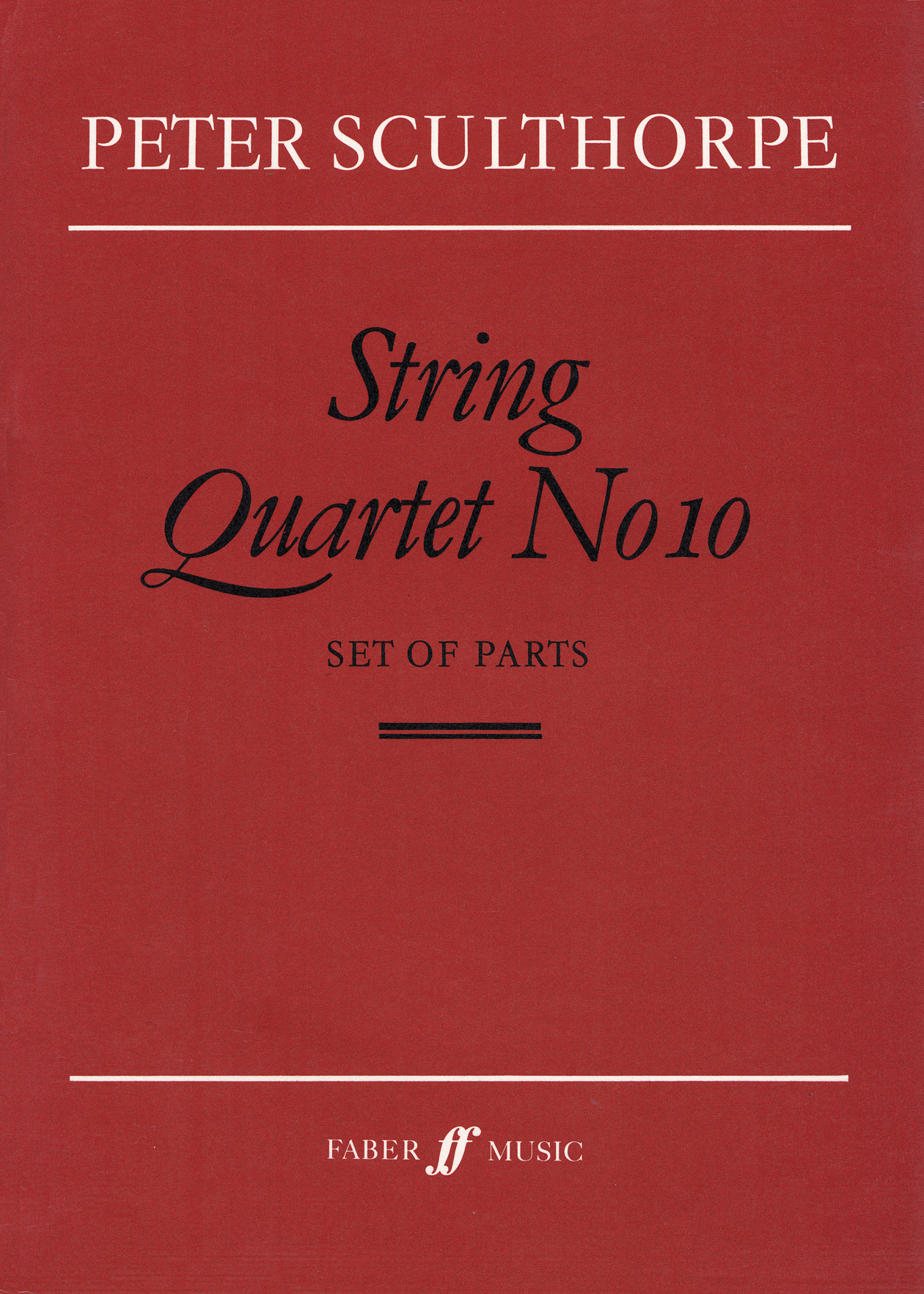 Peter Sculthorpe: String Quartet No.10: String Quartet