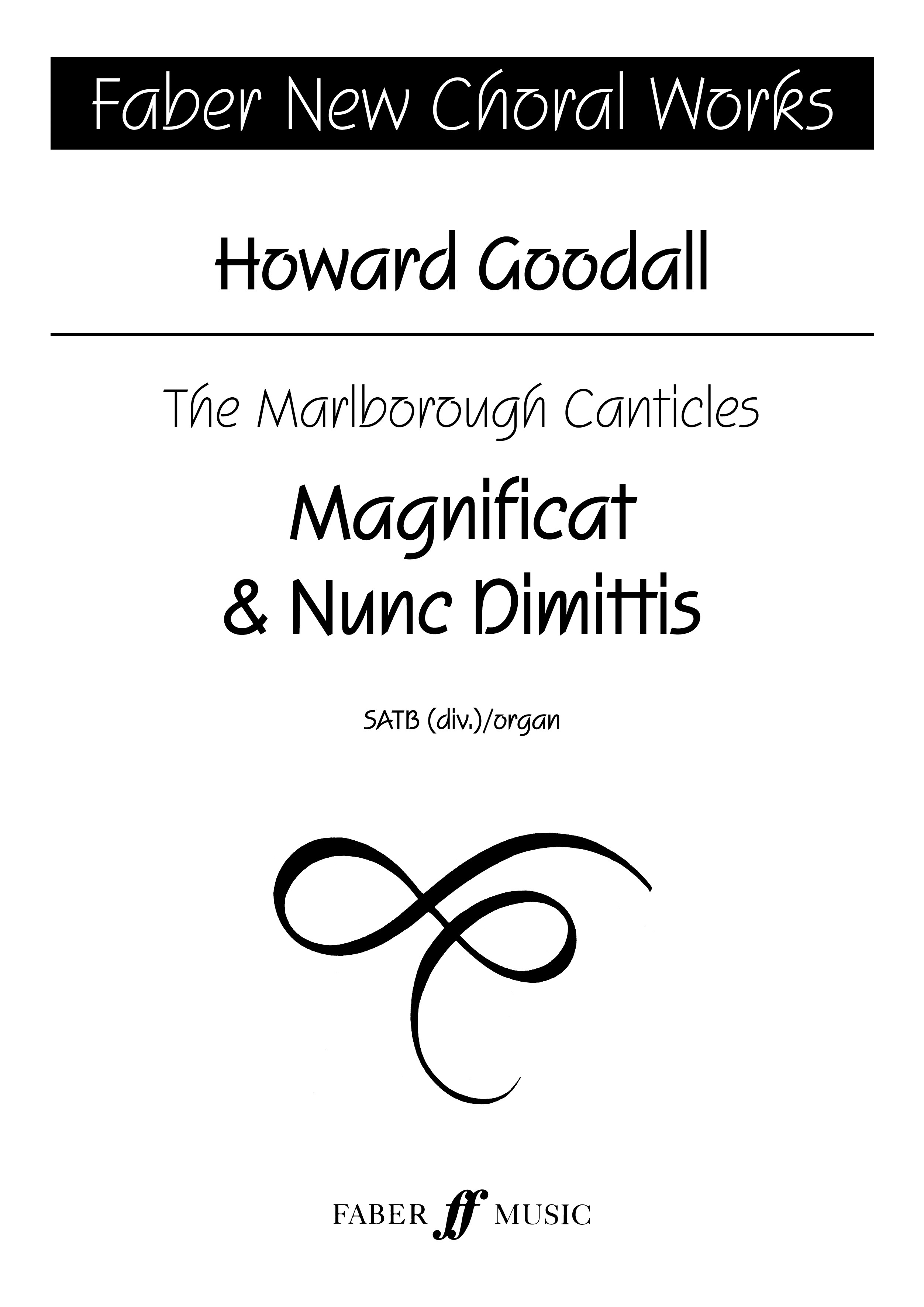 Howard Goodall: Marlborough Canticles.: SATB: Vocal Score