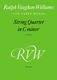 Ralph Vaughan Williams: String Quartet In C Minor: String Quartet: Score