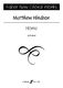 Matthew Hindson: Home: SATB: Vocal Score
