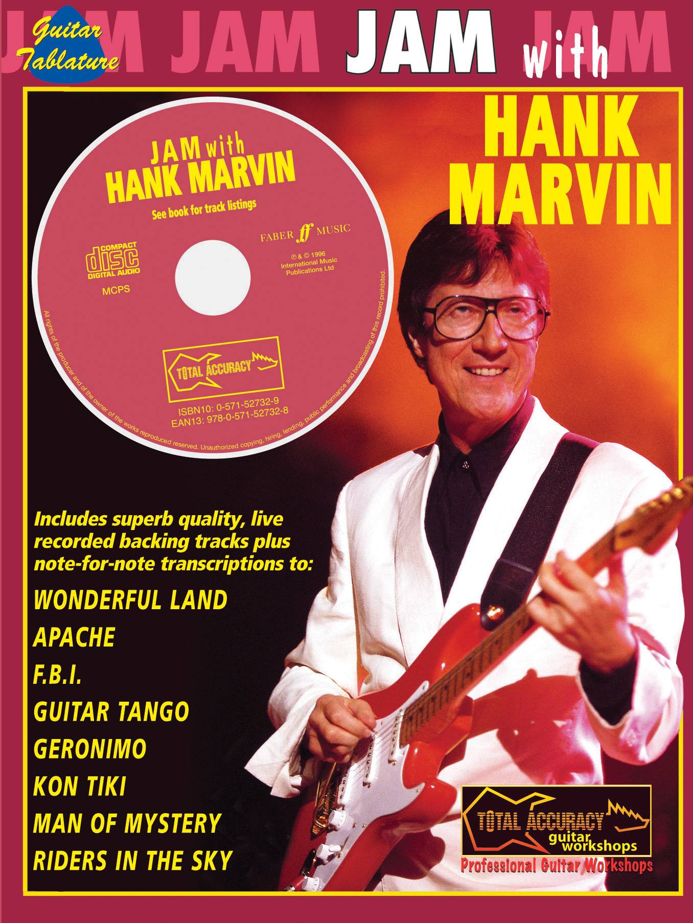 Hank Marvin: Jam with Hank Marvin: Guitar TAB: Instrumental Album