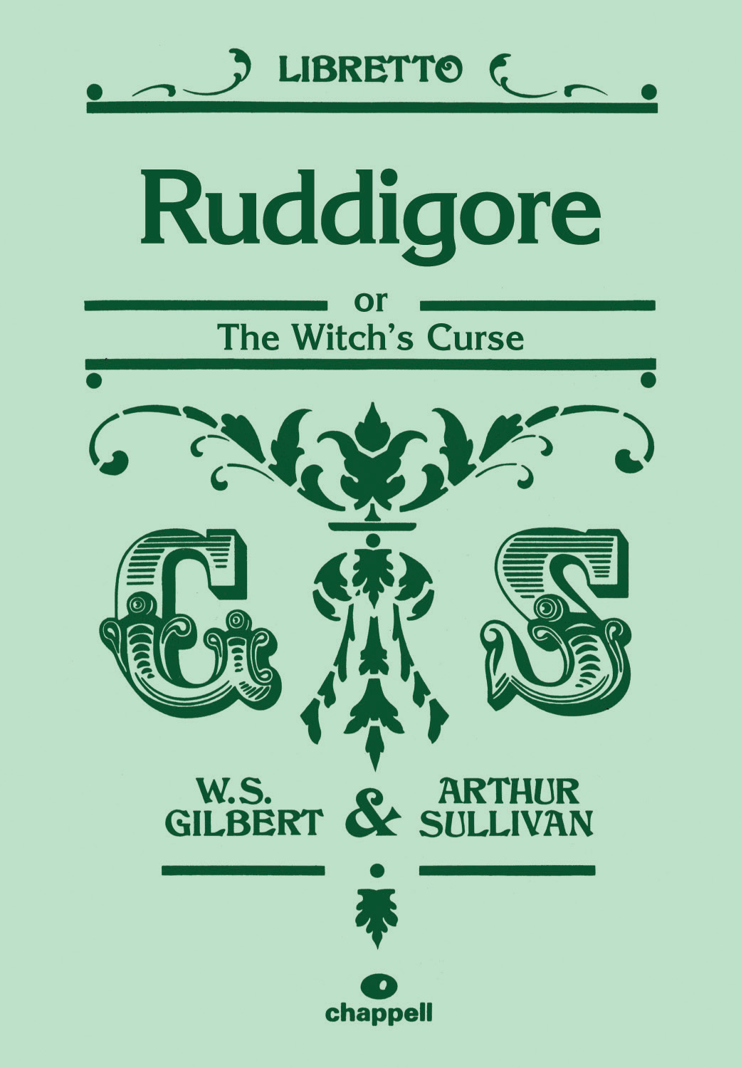 William Schwenck Gilbert Arthur Sullivan: Ruddigore Or Witch's Curse: Opera: