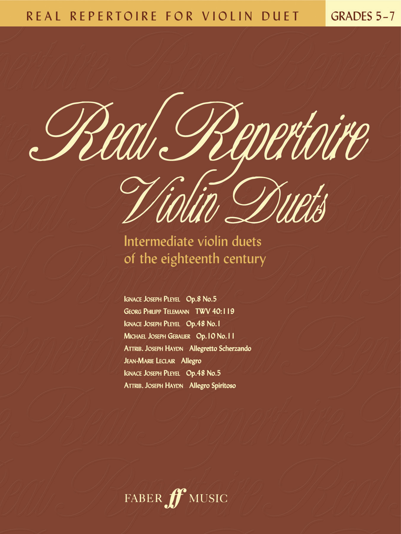 Real Repertoire Violin Duets: Violin Duet: Instrumental Album