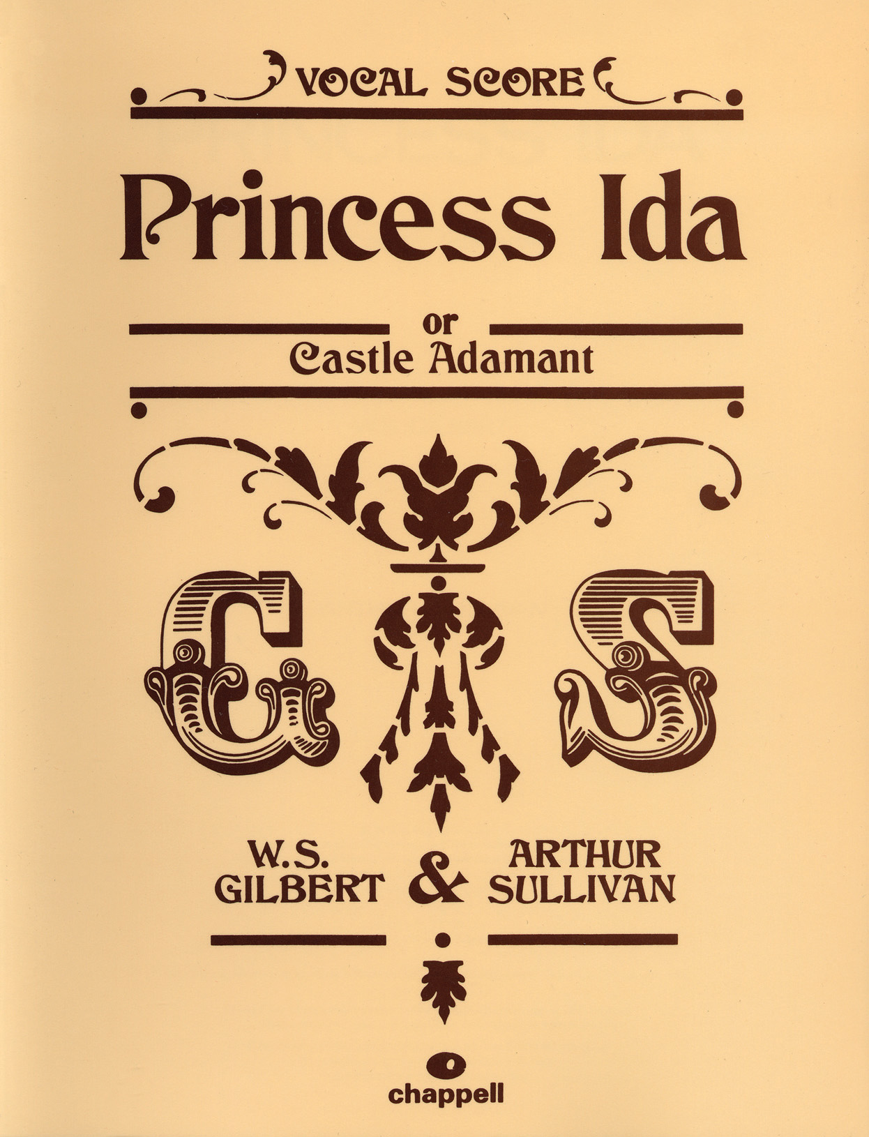 William Schwenck Gilbert Arthur Sullivan: Princess Ida: Voice & Piano: Vocal