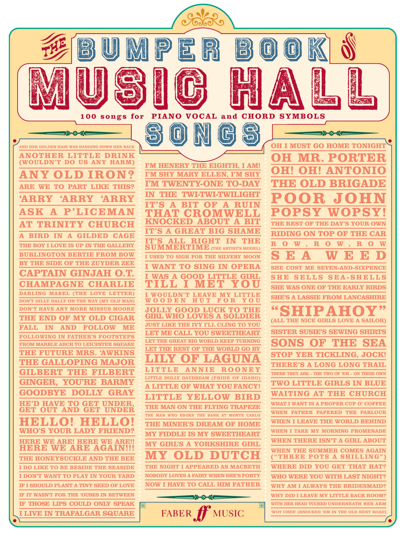 Bumper Book Of Music Hall Songs: Piano  Vocal  Guitar: Mixed Songbook