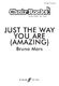 Bruno Mars: Just the way you are: Mixed Choir: Vocal Score